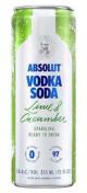 Absolut - Lime & Cucumber Vodka Soda 0 (4 pack 12oz cans)