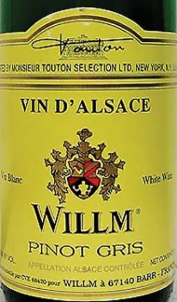 Alsace Willm - Pinot Gris Alsace NV (750ml) (750ml)