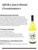 Lion's Ridge - Chardonnay 0 (750)