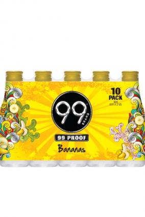99 Brands - Bananas Schnapps (50ml 10 pack) (50ml 10 pack)