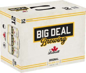 Big Deal Brewing - Original Golden Ale (12 pack 12oz cans) (12 pack 12oz cans)